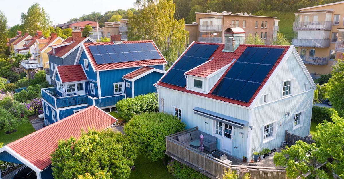solceller på tak