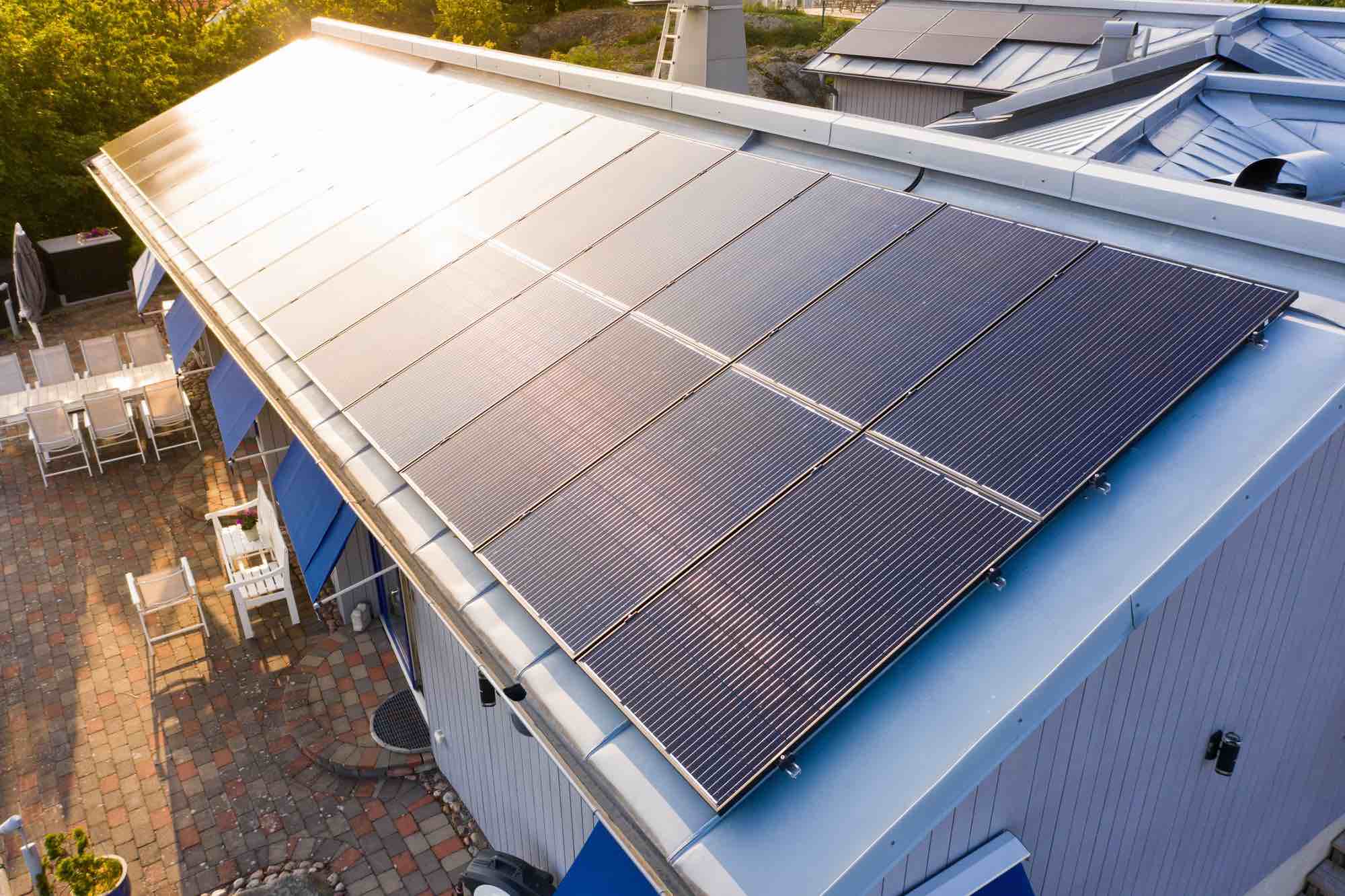 solceller på tak