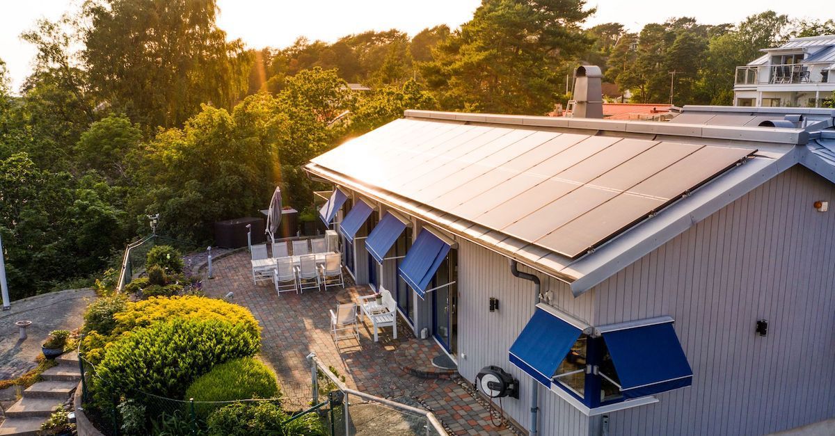 solceller på tak