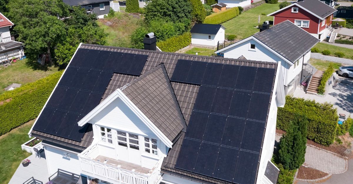 solceller på tak